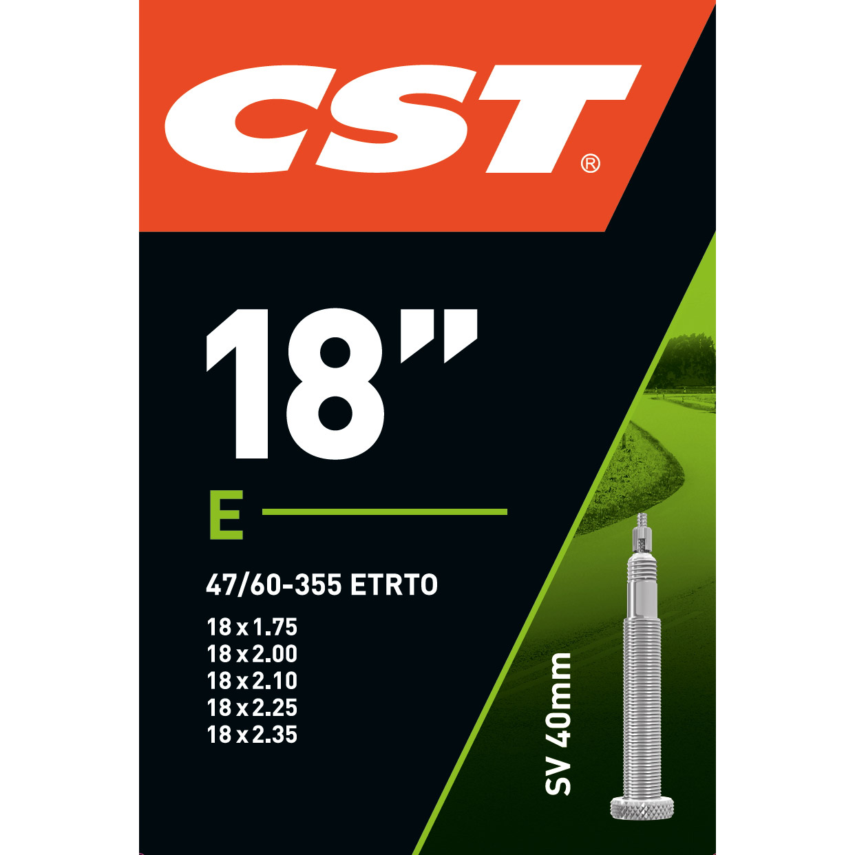 Cst binnenband fv/sv 18 47/60-355 40mm