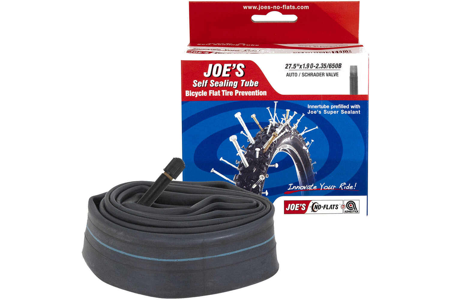 Joe's No Flats binnenband self sealing tube av 27.5x1.90-2.35 (mtb)