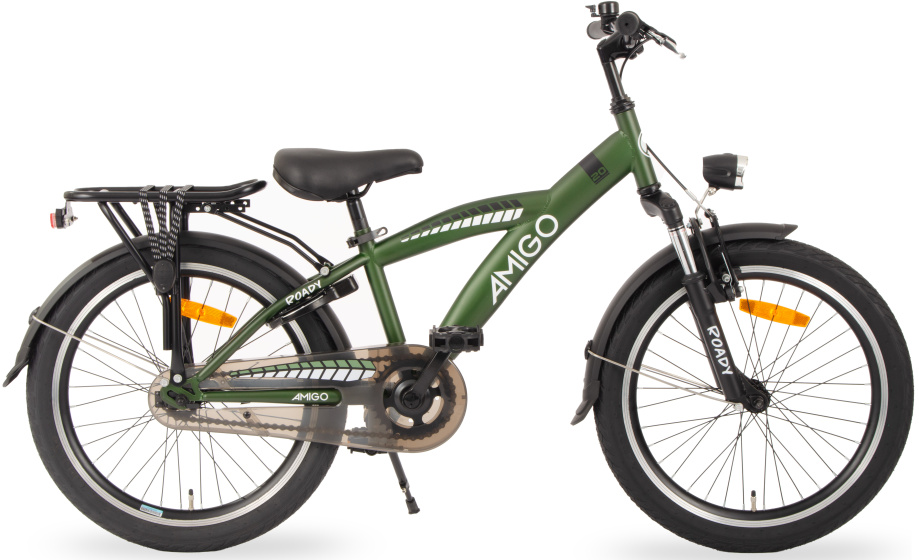 AMIGO Roady 20 Inch 27,5 cm Jongens Terugtraprem Groen