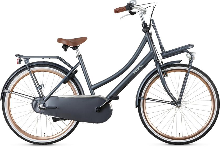 Popal Daily Dutch Basic+ 26 Inch 45,5 cm Meisjes 3V Terugtraprem Petrolblauw