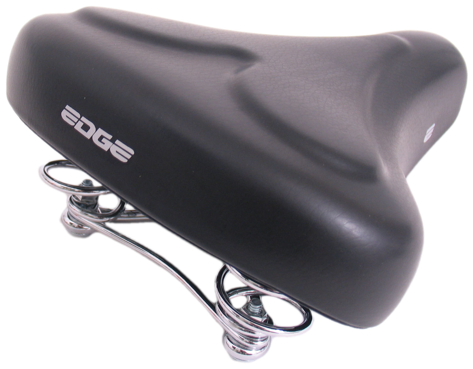 Edge fietszadel city holland gel zwart (op kaart)