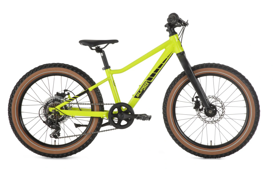 Supersuper Xplore 24 Inch Jongens 7V Mechanische schijfrem Neon Groen