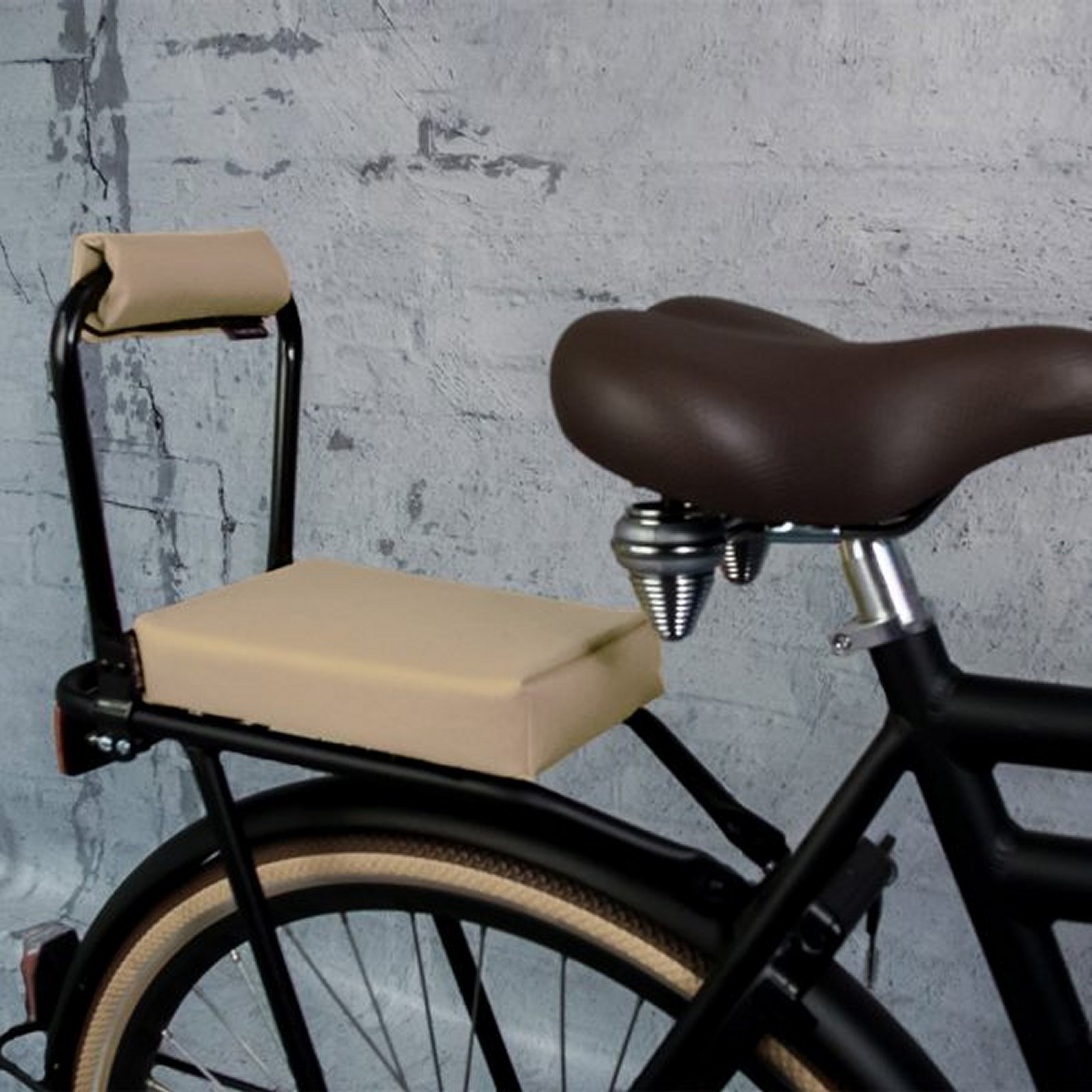 Ohmiomine Bagagedragerkussen Fietskussen Beter Beige