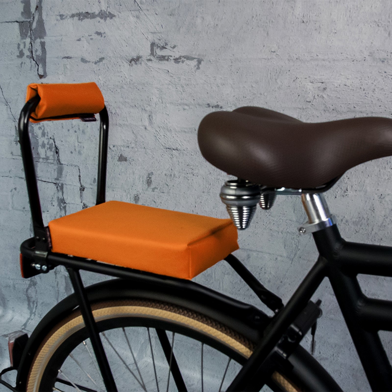 Ohmiomine Bagagedragerkussen Fietskussen Feestelijk Oranje