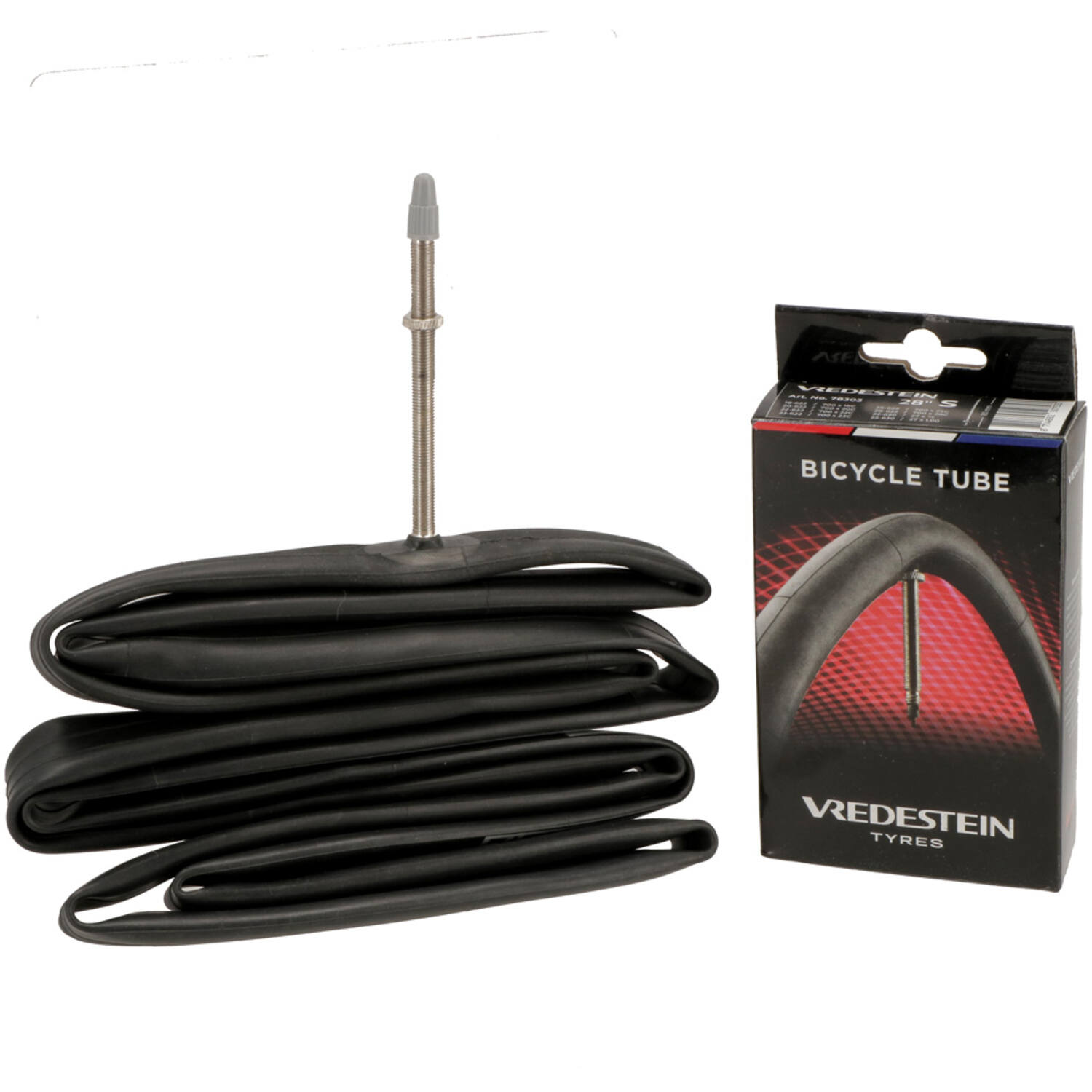 Vredestein binnenband race 700x18/28c 80mm presta