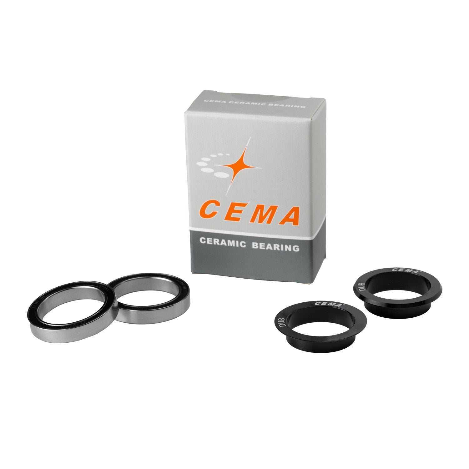 Cema lagerset voor compatible dub brackets rvs