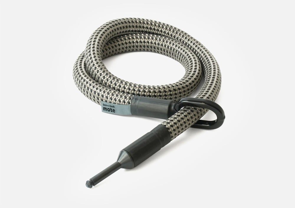 Tex-Lock Insteekslot Mate Electric Grey - Textielslot