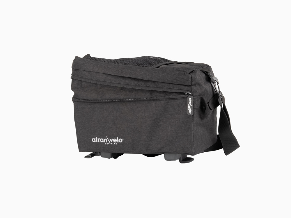 AtranVelo Bagagedragertas Zap Easy Top Bag AVS 11L Zwart