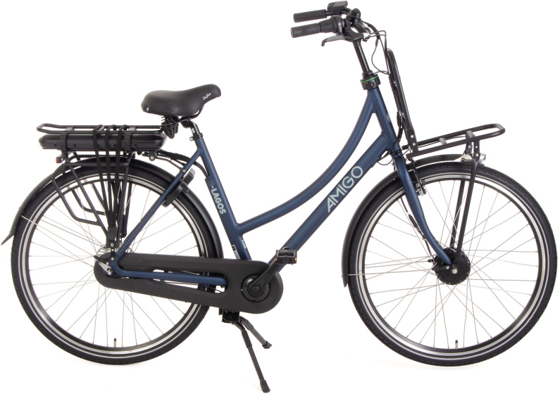 AMIGO E Lagos T3 28 Inch 50 cm Dames 7V Rollerbrake Matblauw
