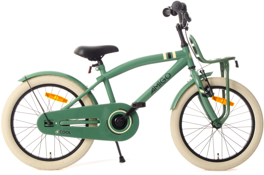 AMIGO 2Cool 18 Inch Jongens Terugtraprem Groen