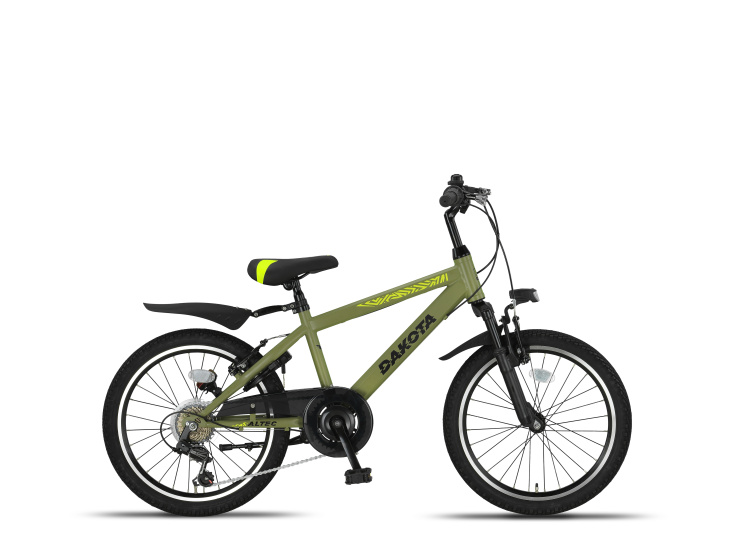 Altec Dakota MTB 20 Inch Jongens 7V V Brakes Legergroen