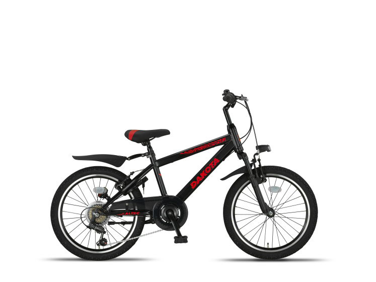 Altec Dakota MTB 20 Inch Jongens 7V V Brakes Zwart