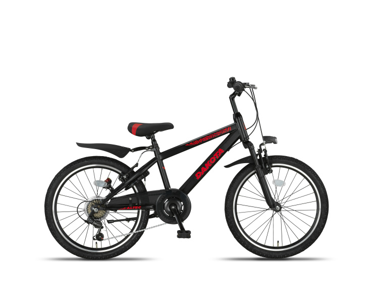Altec Dakota MTB 22 Inch Jongens 7V V Brakes Zwart