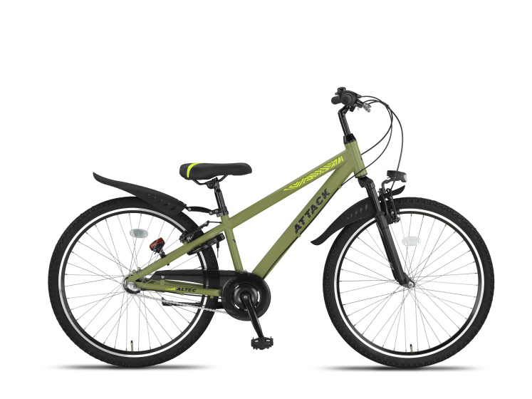 Altec Attack MTB 26 Inch Jongens 3V V Brakes Legergroen