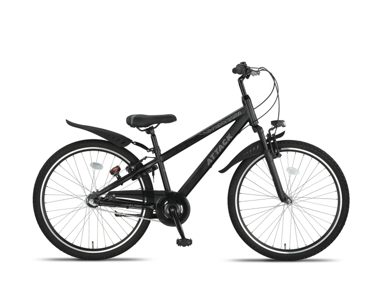 Altec Attack MTB 26 Inch Jongens 3V V Brakes Zwart