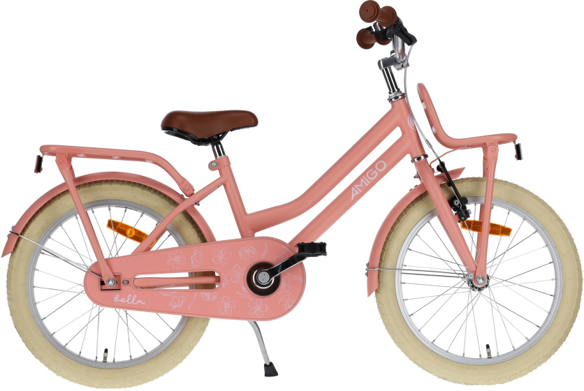 AMIGO Bella 20 Inch Meisjes Terugtraprem Zalmroze