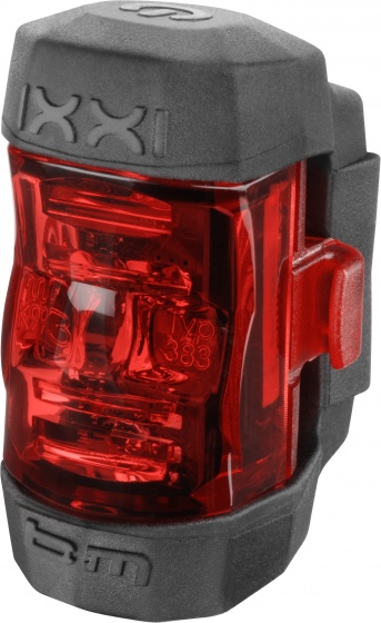 Busch + Müller Ixxi Achterlicht Led Oplaadbaar Zwart/rood
