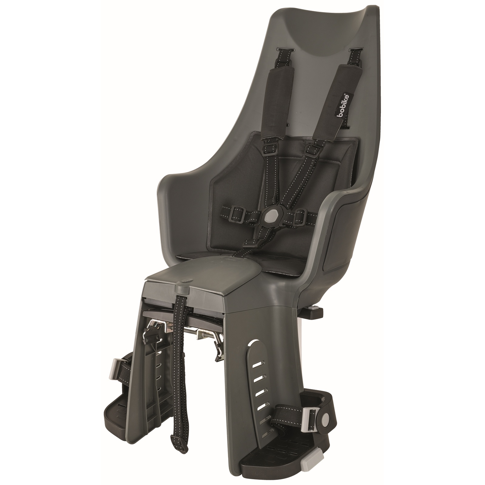 Bobike Maxi Exclusive Plus Urban Grey achterstoeltje Drager Bevestiging