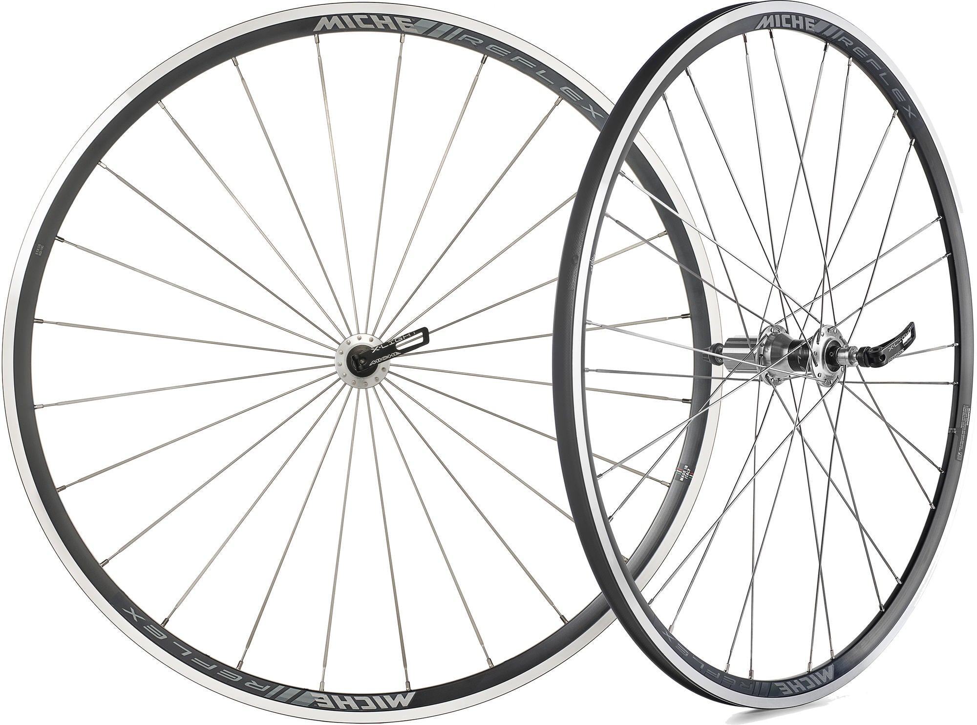 Miche wielset reflex xl zilver velgrem clincher shima passing
