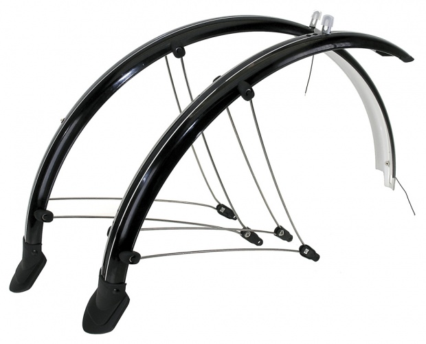 M-Wave M Wave spatbordenset 28 inch 45 mm kunststof zwart