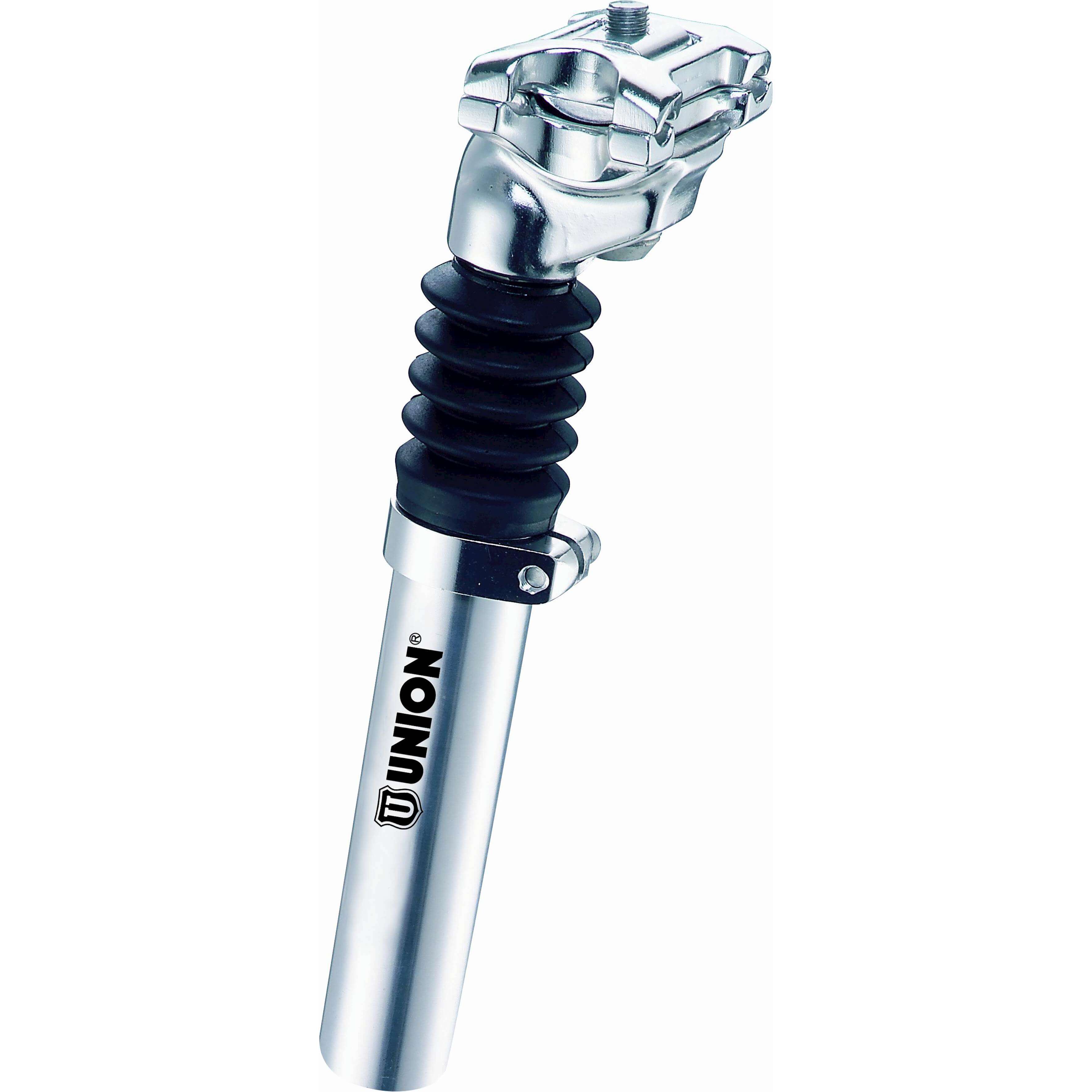 Union zadelpen verend atb 27.2 x 350 zilver