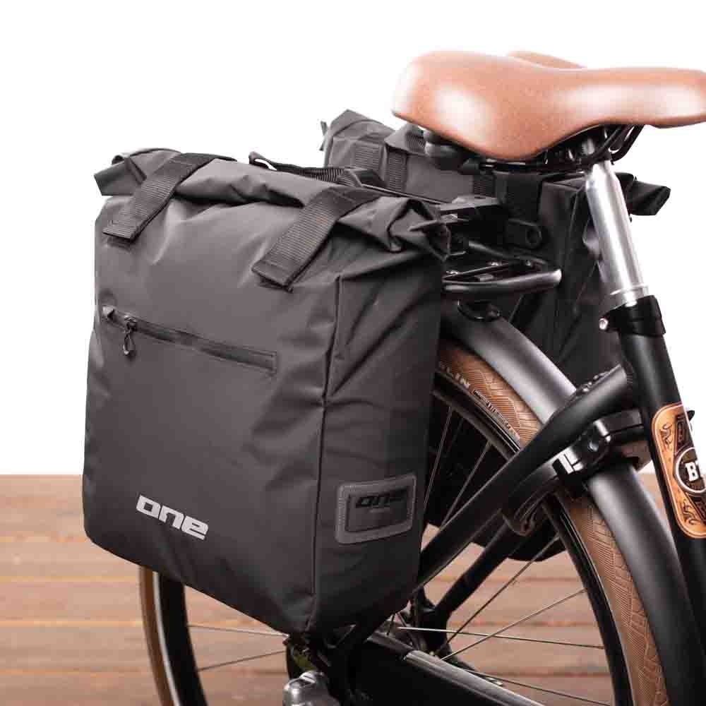 ONE Bikeparts Enkele fietstas RC. Bag 30 met AVS -Set van twee tassen