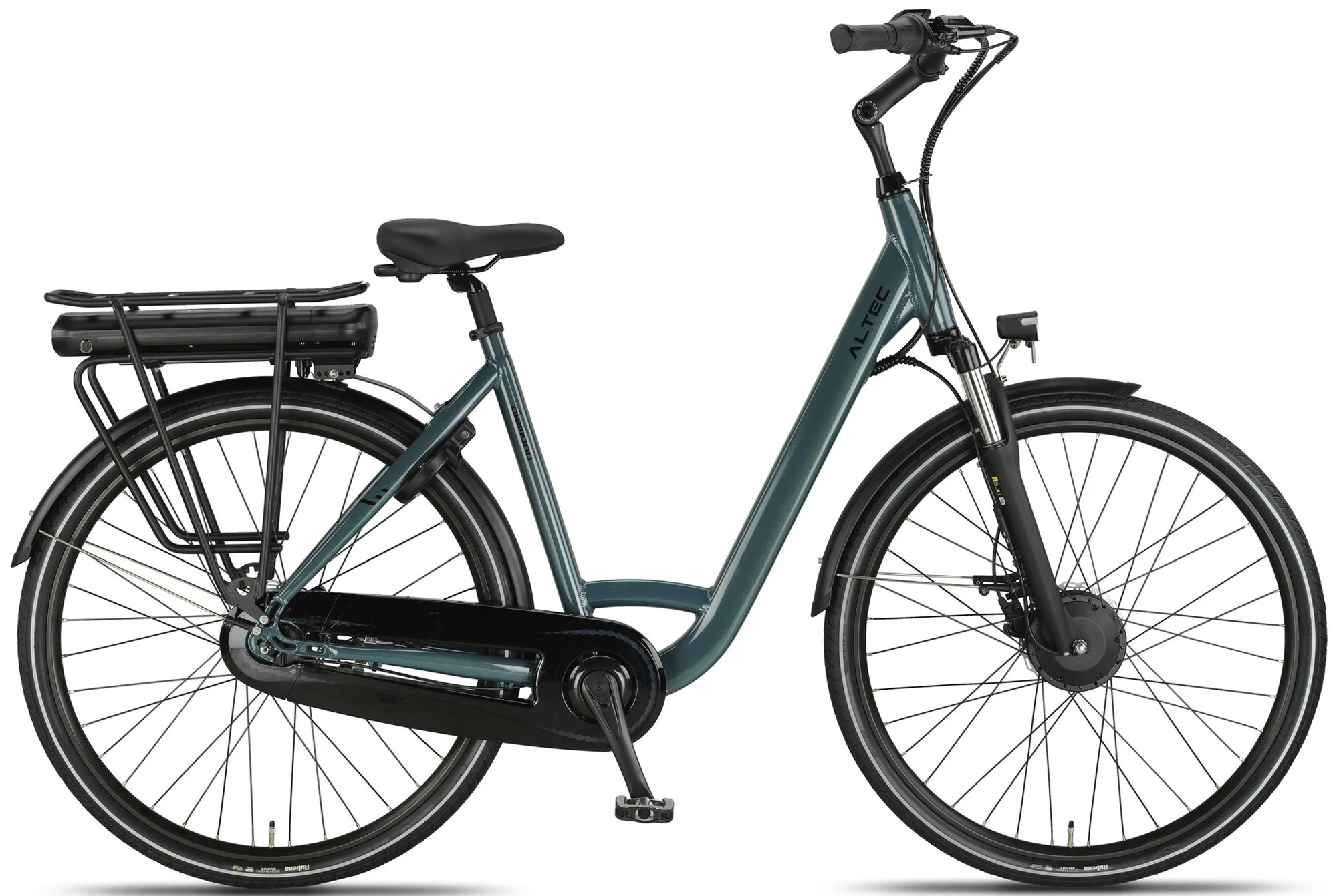 Altec Diamond Elektrische Damesfiets 28inch 53cm Hydraulische Schijfrem 7v