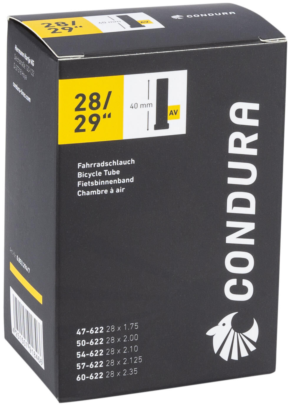 CONDURA Tube 28 av40 47/60-622