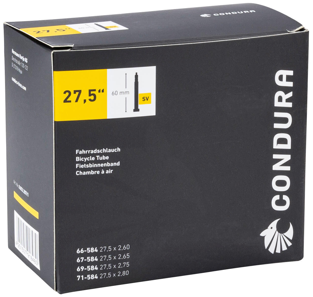 CONDURA Tube 27,5 sv40 sv40 66/71-584