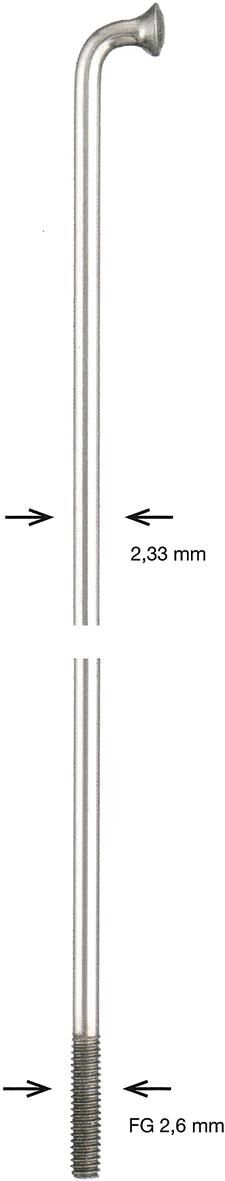 Alpina spoke zinc 2,34x184 mm