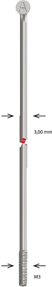 Alpina spoke zinc m3x184 mm