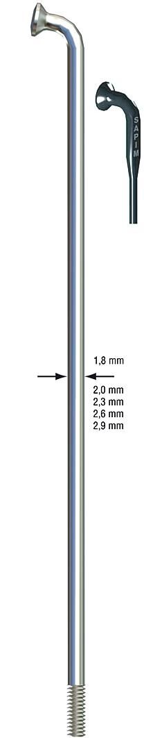 SAPIM spoke leadersst 2x274mm b