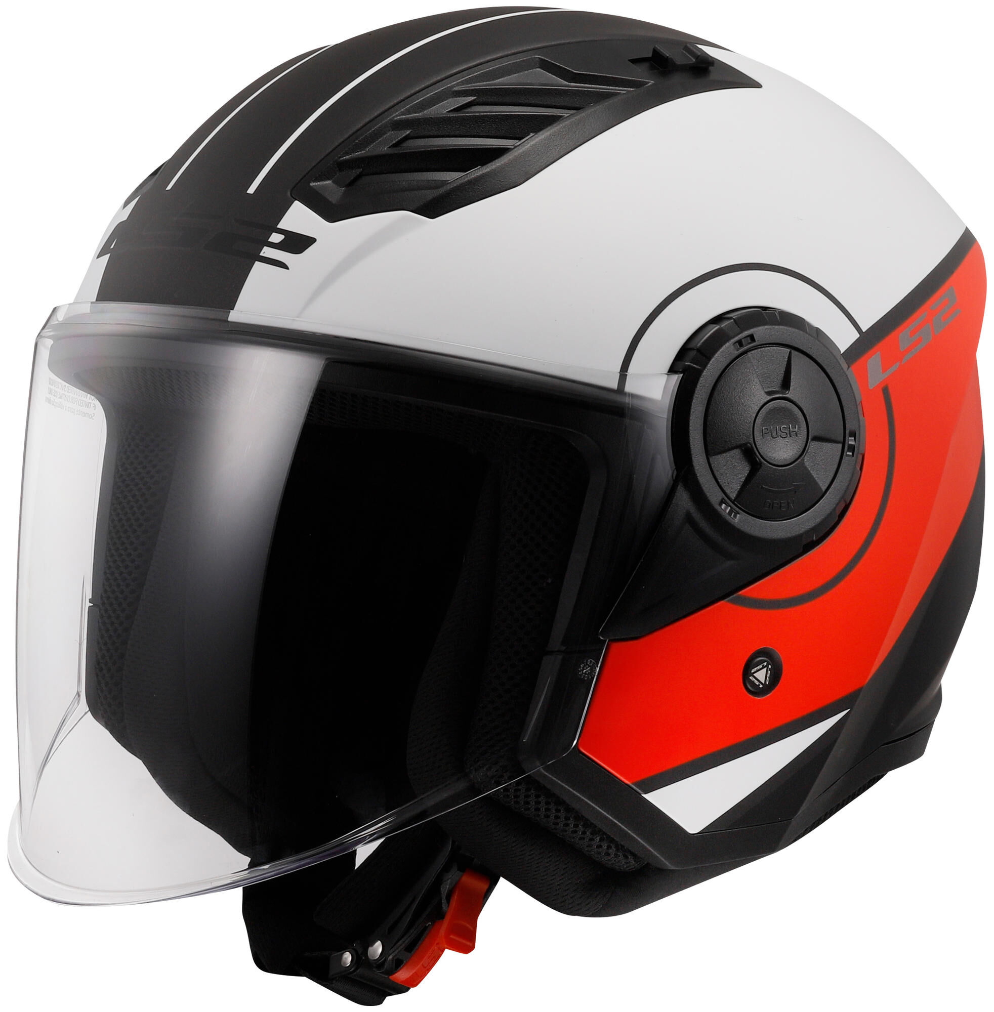 LS2 Helmet of616 airfl.ii cover l brown/white