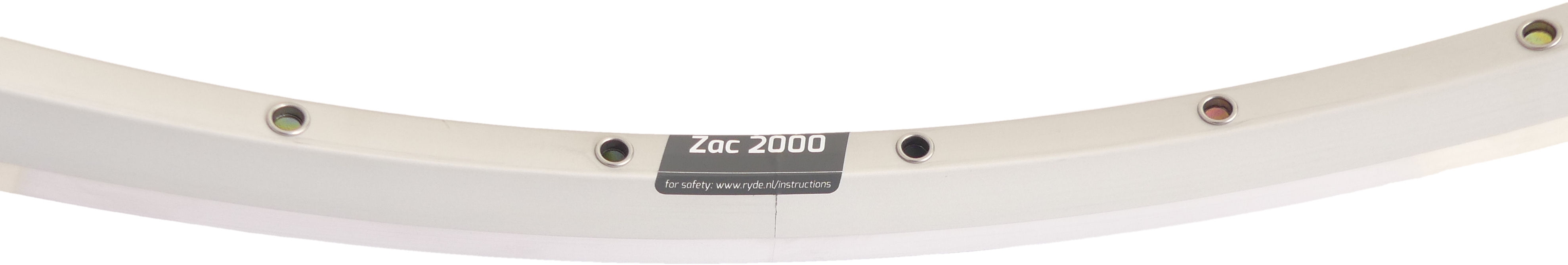 Ryde velg zac 2000 28 / 622 x 19c aluminium 36 gaats 14g zilver