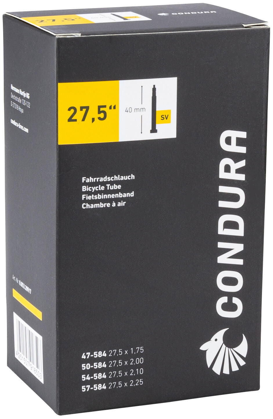 CONDURA Tube 27,5 sv40 47/57-584
