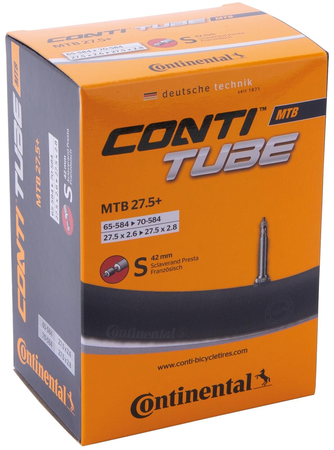 Continental Conti tube mtb 27.5 65/70-584 s42