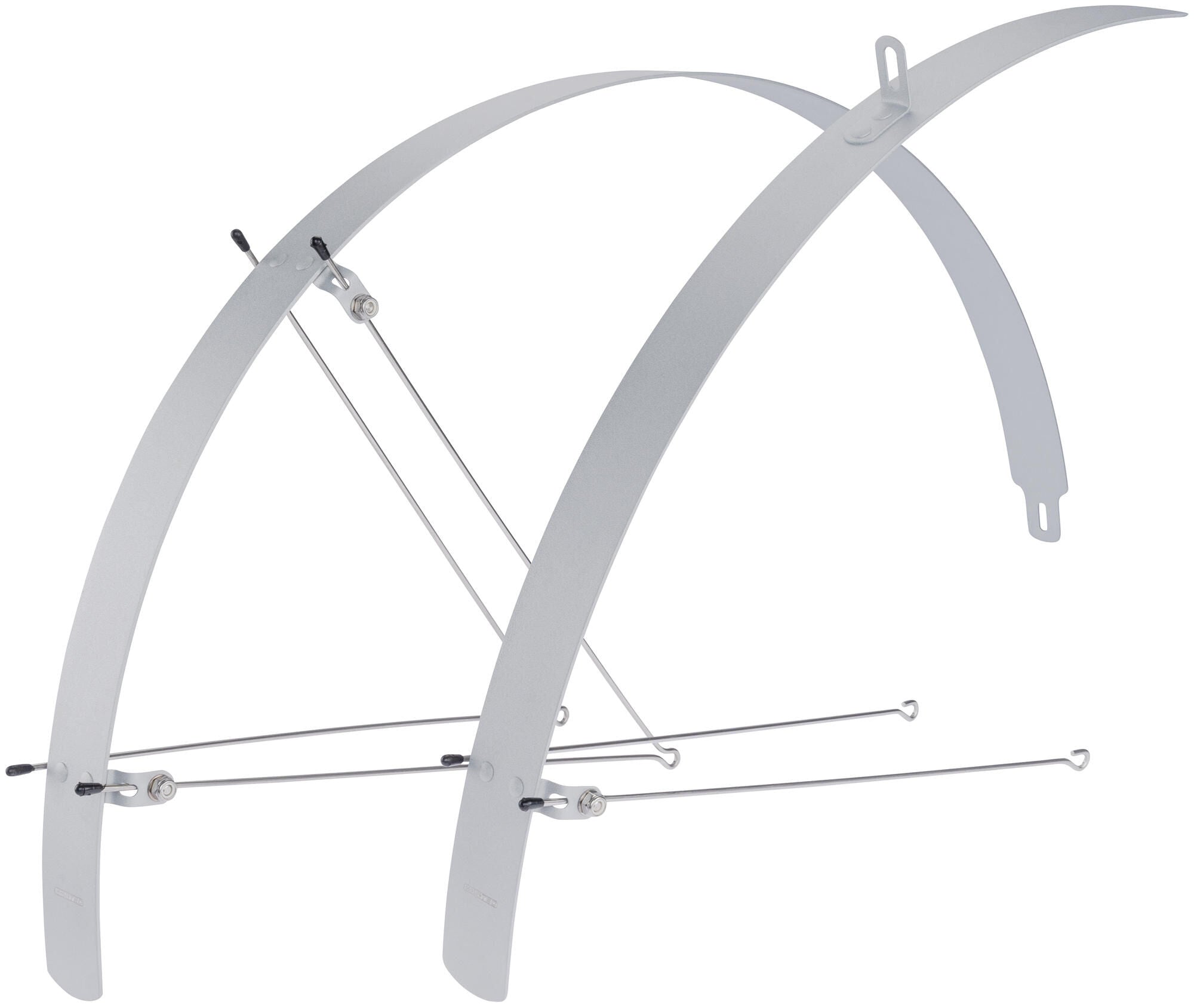 CONTEC Ct fender set flat fender 28 42mm alu silver