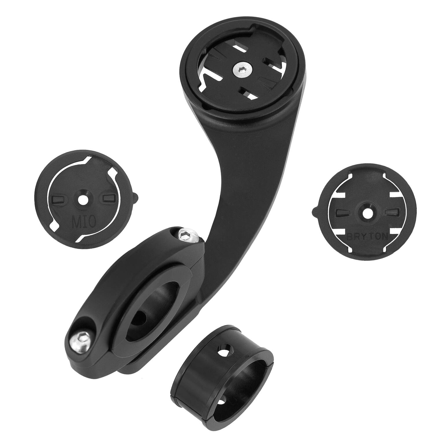 Trivio  stuurhouder garmin / wahoo / bryton ø31.8mm (+shim ø25.4/22.2mm) aluminium zwart