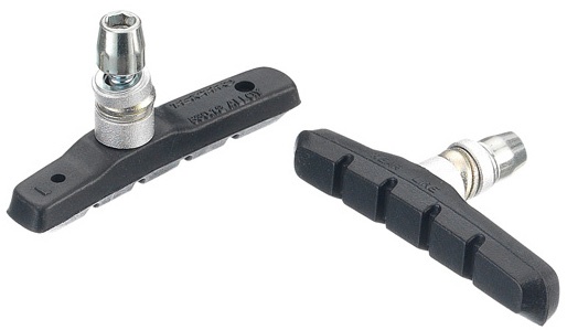 Tektro remblokken V brake 72 x 13 mm zwart 2 stuks