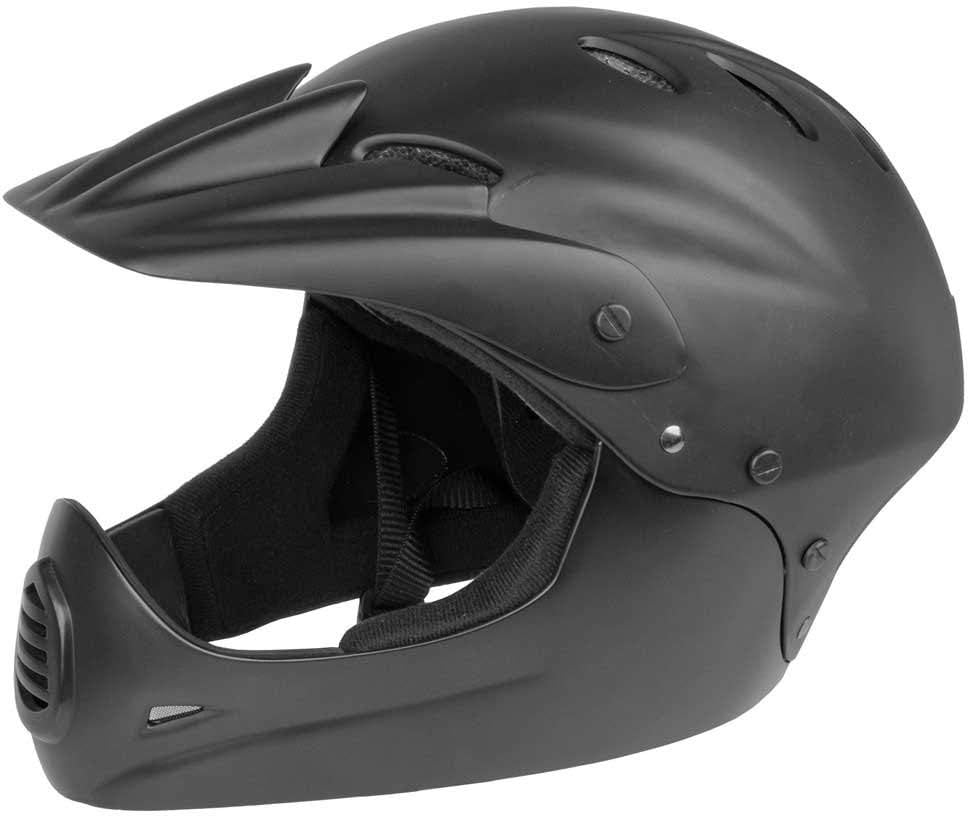 M-Wave downhill fietshelm unisex matzwart