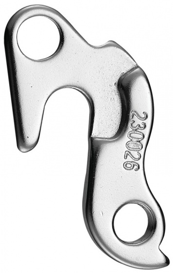 Union derailleurhanger GH 068 63,8 mm zilver