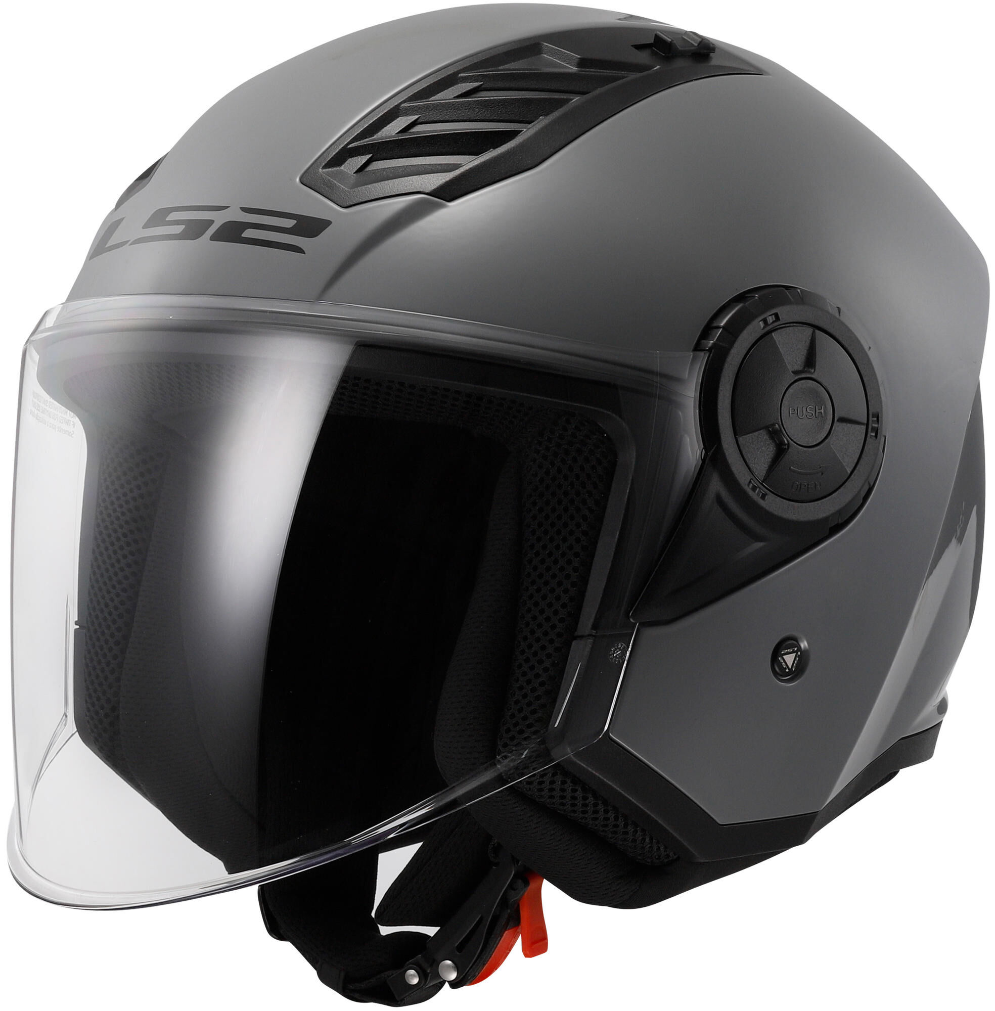 LS2 of616 airflow ii solid jethelm helmet of616 airfl.ii solid 3xl nardo grey