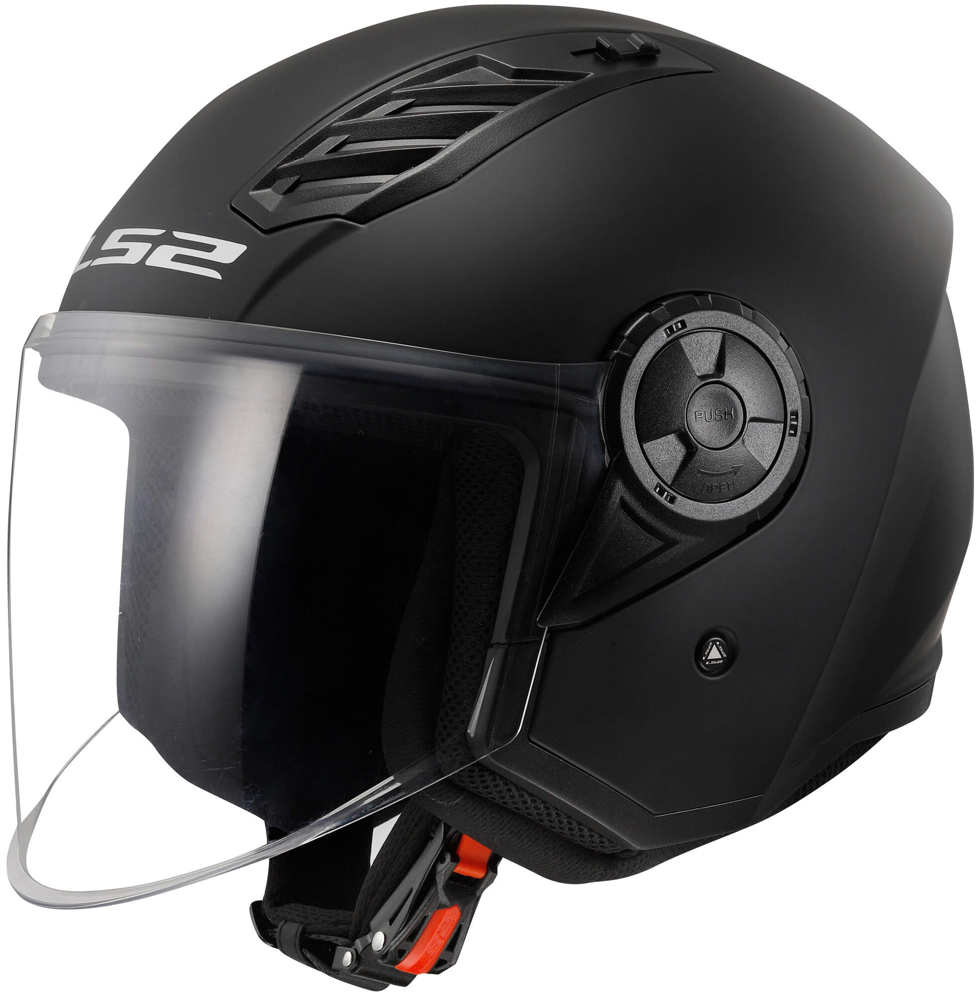 LS2 of616 airflow ii solid jethelm helmet of616 airfl.ii solid l matt black