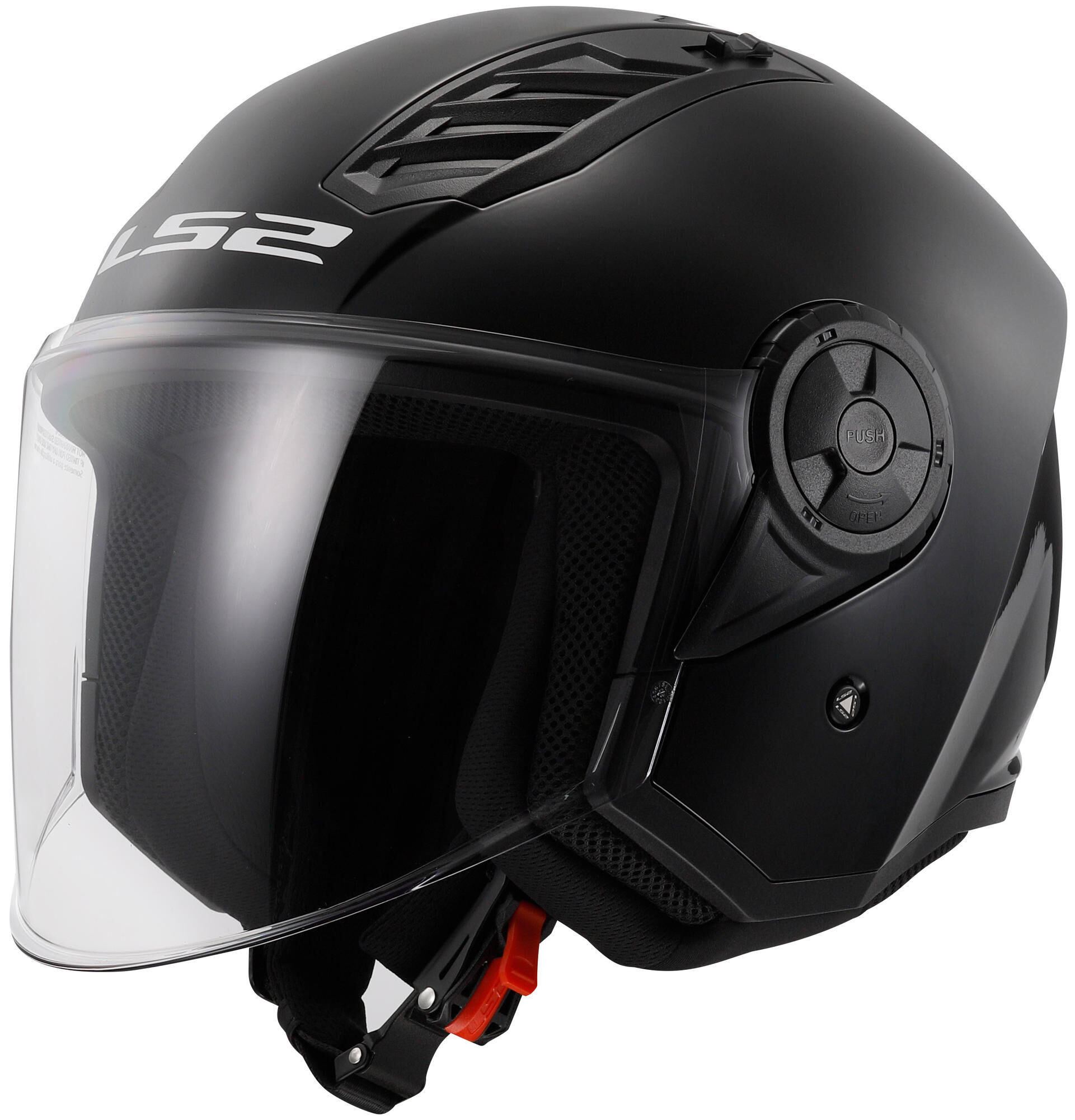 LS2 of616 airflow ii solid jethelm helmet of616 airfl.ii solid xs matt black