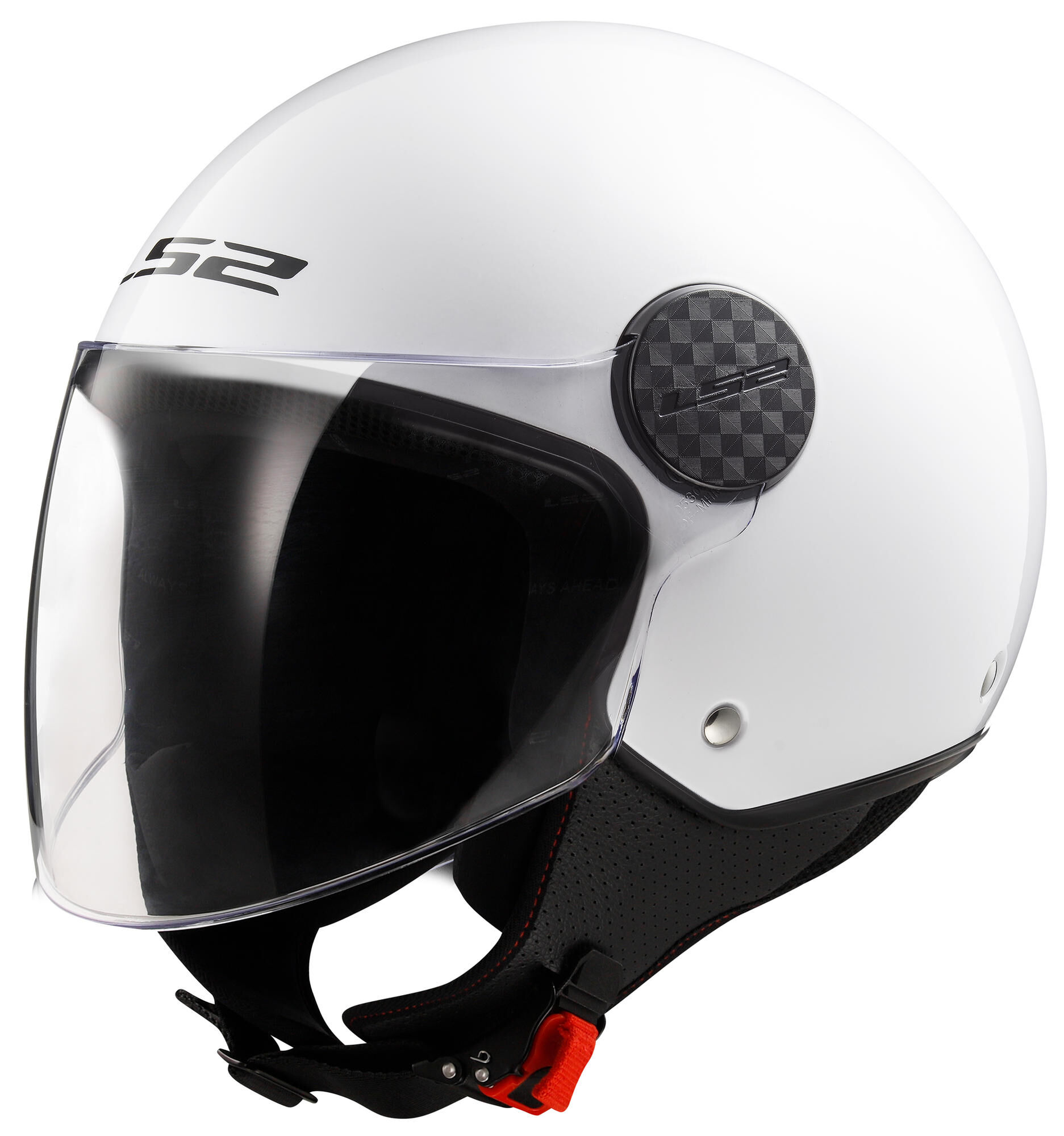 LS2 jethelm of558 sphere ii solid helmet of558 sph. ii solid l white