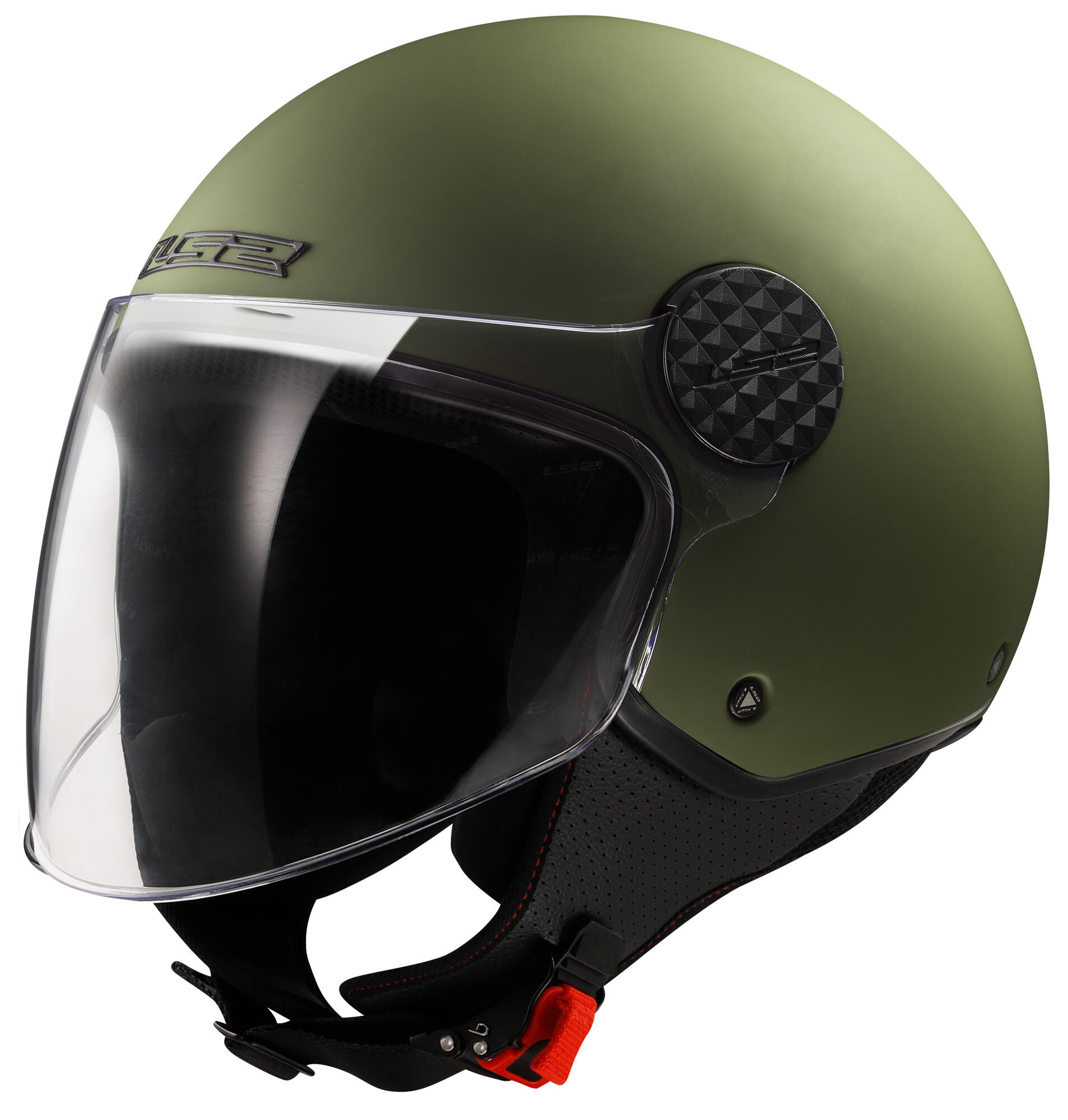 LS2 jethelm of558 sphere lux ii solid helmet of558 sph. lux ii solid l matt green