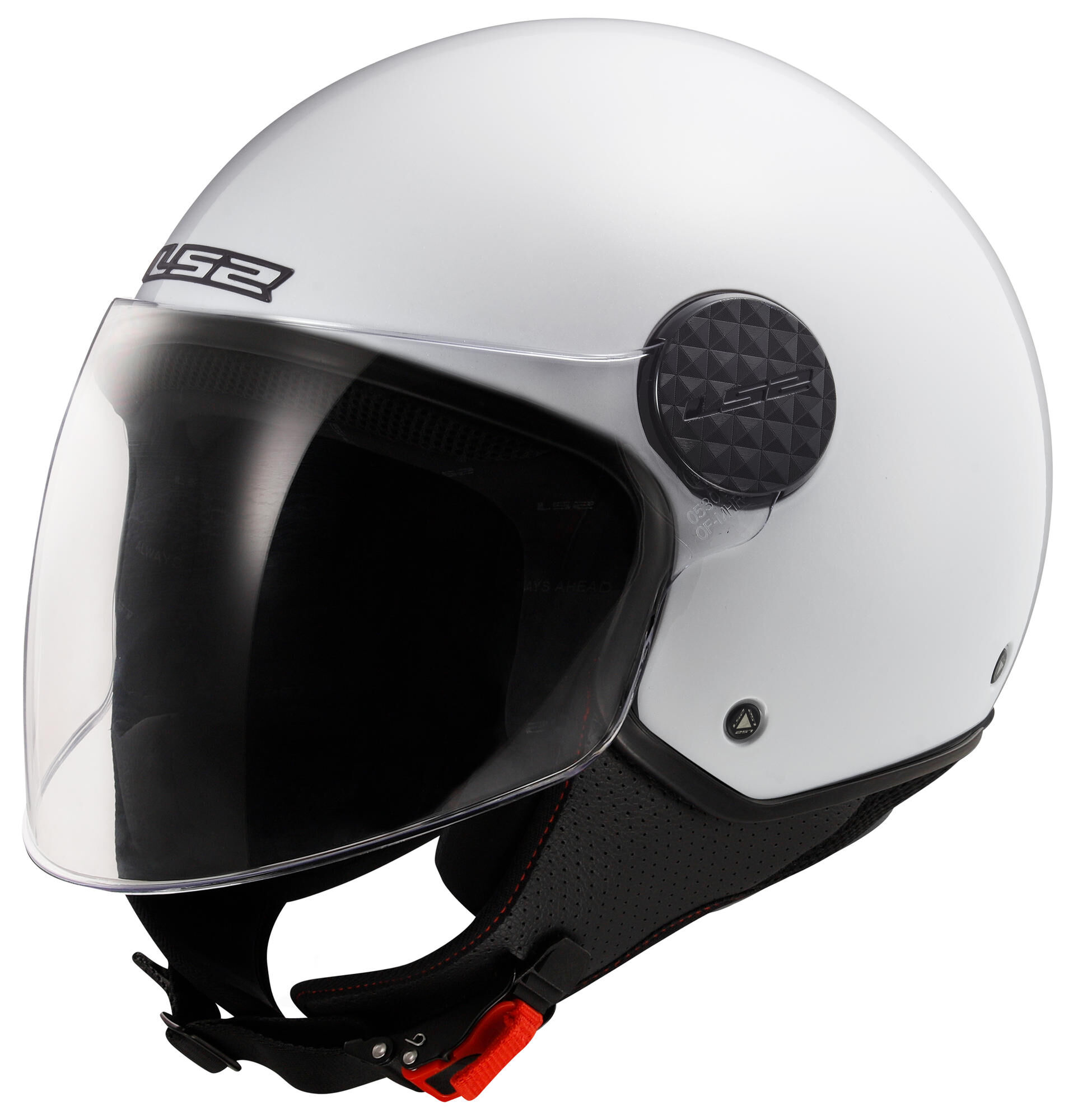 LS2 jethelm of558 sphere lux ii solid helmet of558 sph. lux ii solid l white