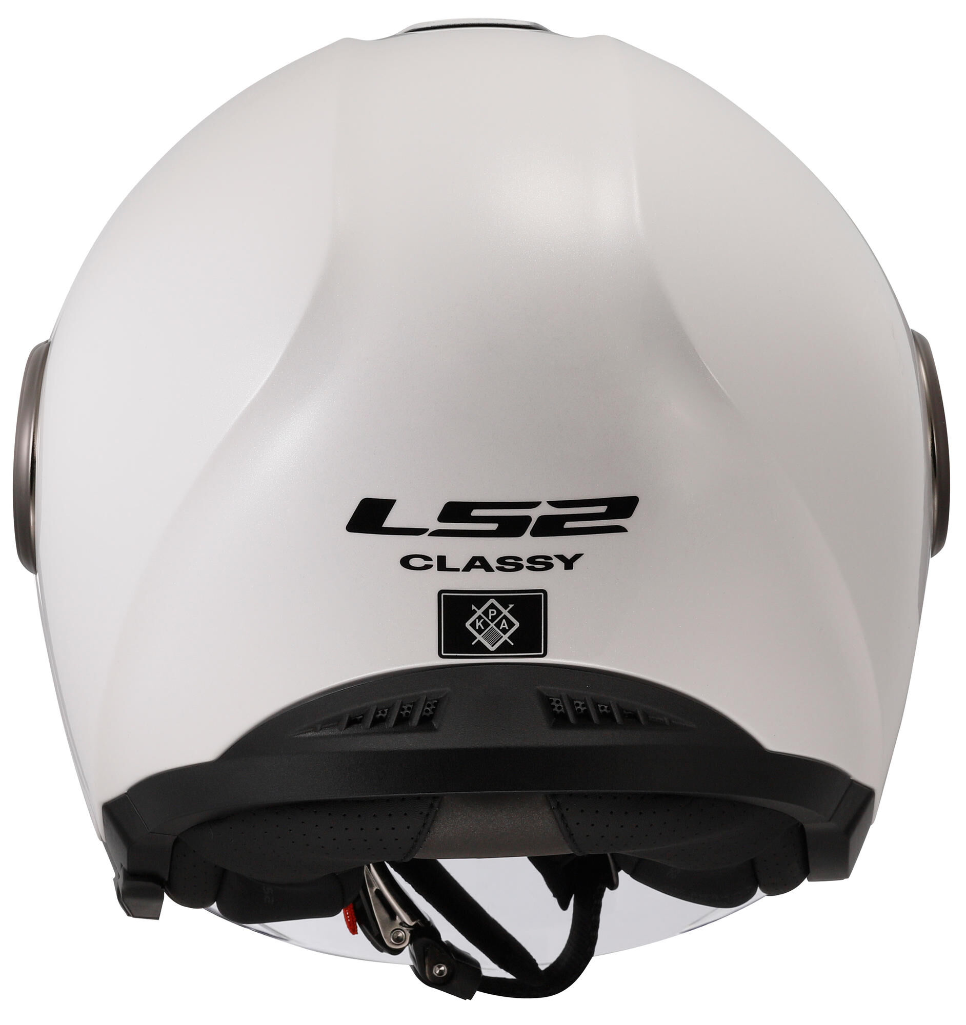 LS2 of620 classy solid jethelm helmet of620 classy solid l white