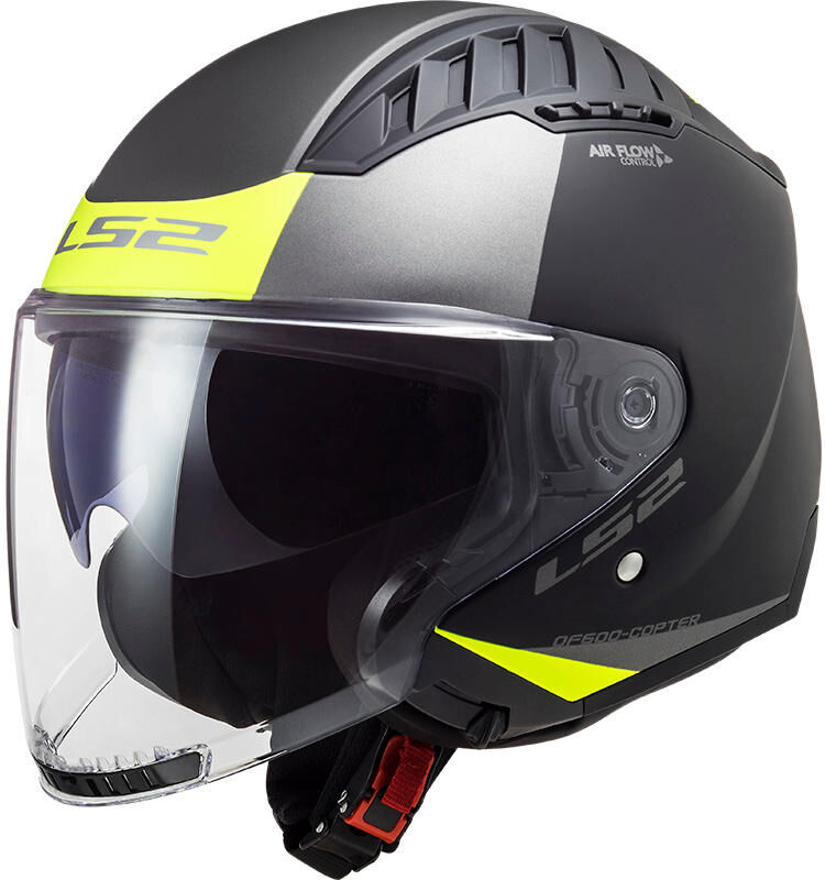 LS2 of600 copter ii urbane jethelm helmet of600 copt. ii urbane m black/yellow