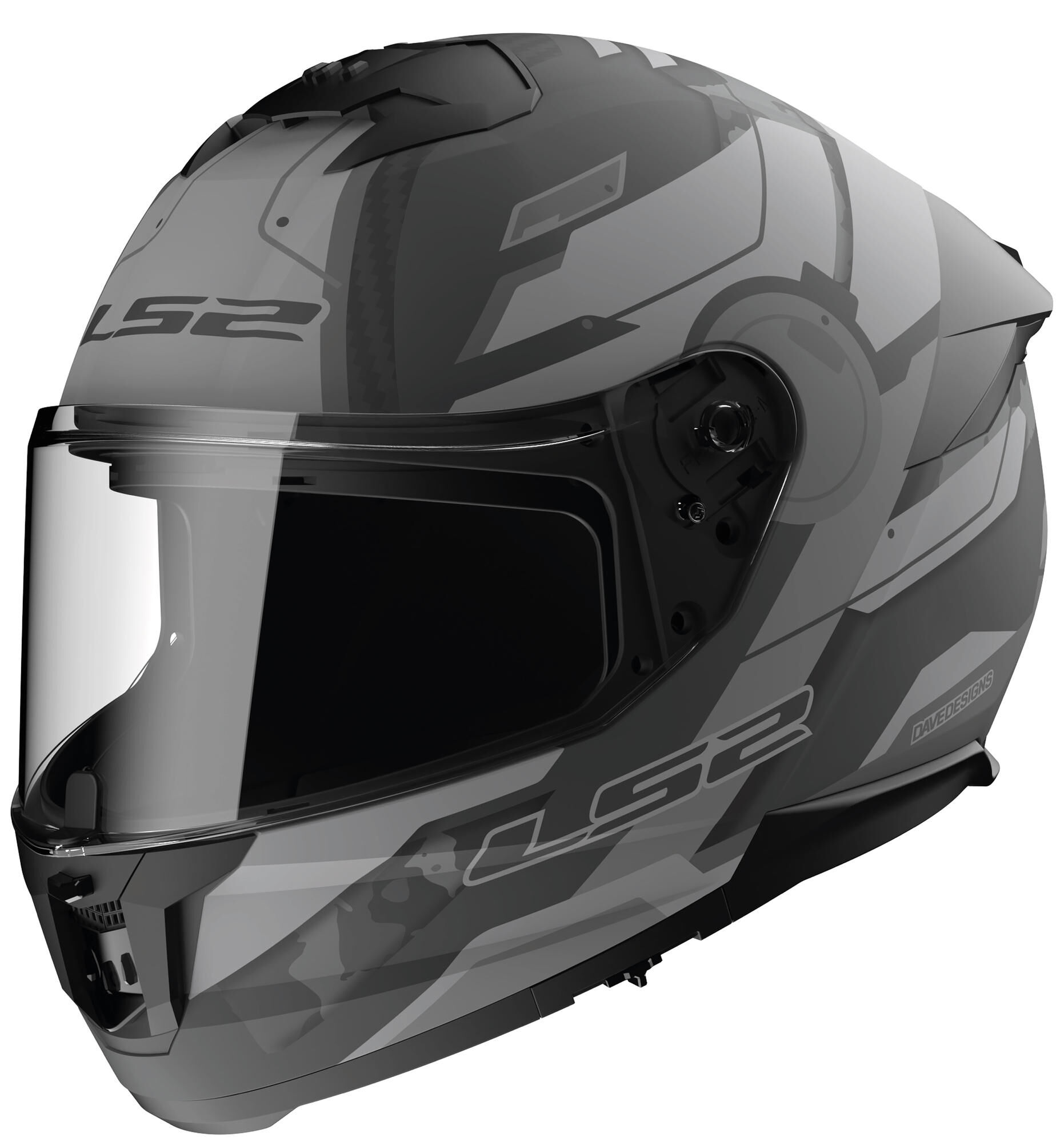LS2 integraalhelm ff808 stream ii shadow. helmet ff808 stre.ii shadow l grey matt